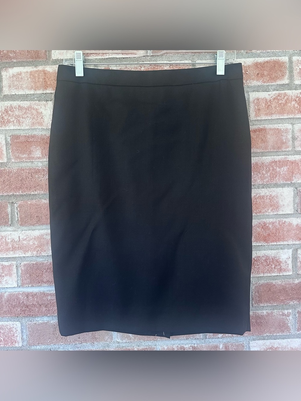 J. Crew Super 120s Pencil Skirt NEW Wool Women’s 4 Black Career Office Work